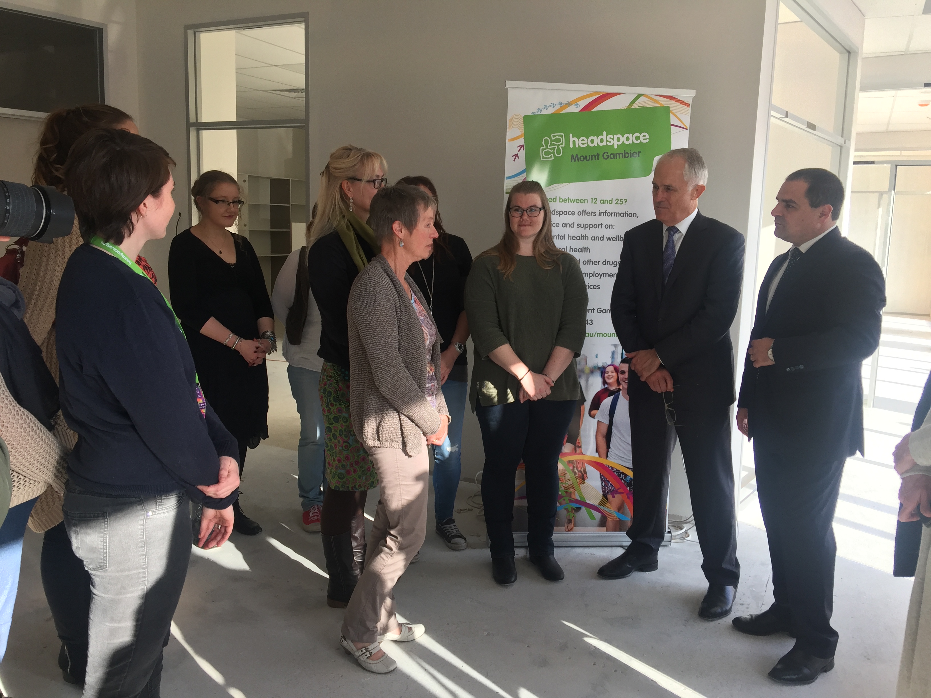 Prime Minister Turnbull visits Mount Gambier