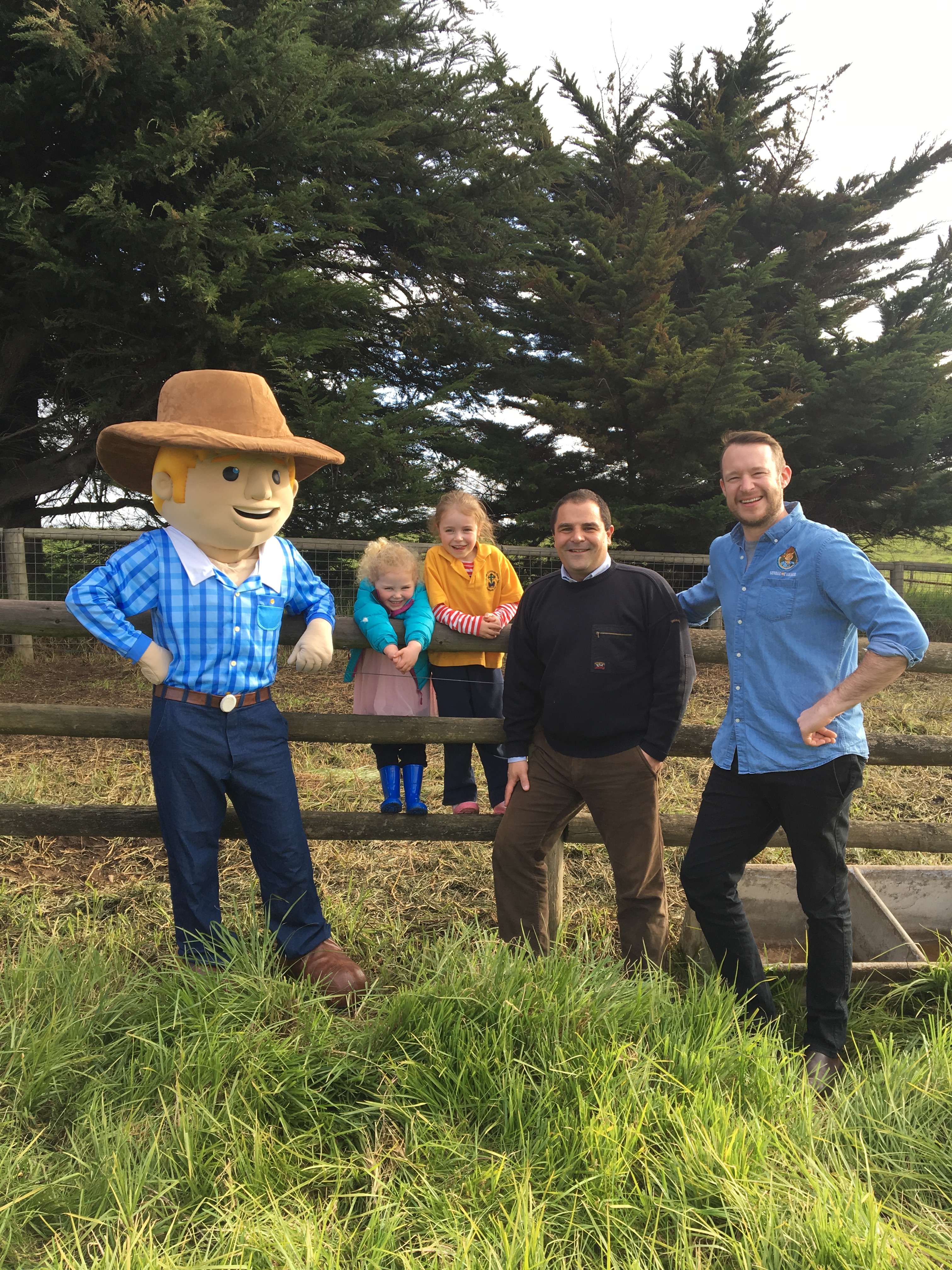Pasin and George the Farmer join forces to promote National Farm Safety Week