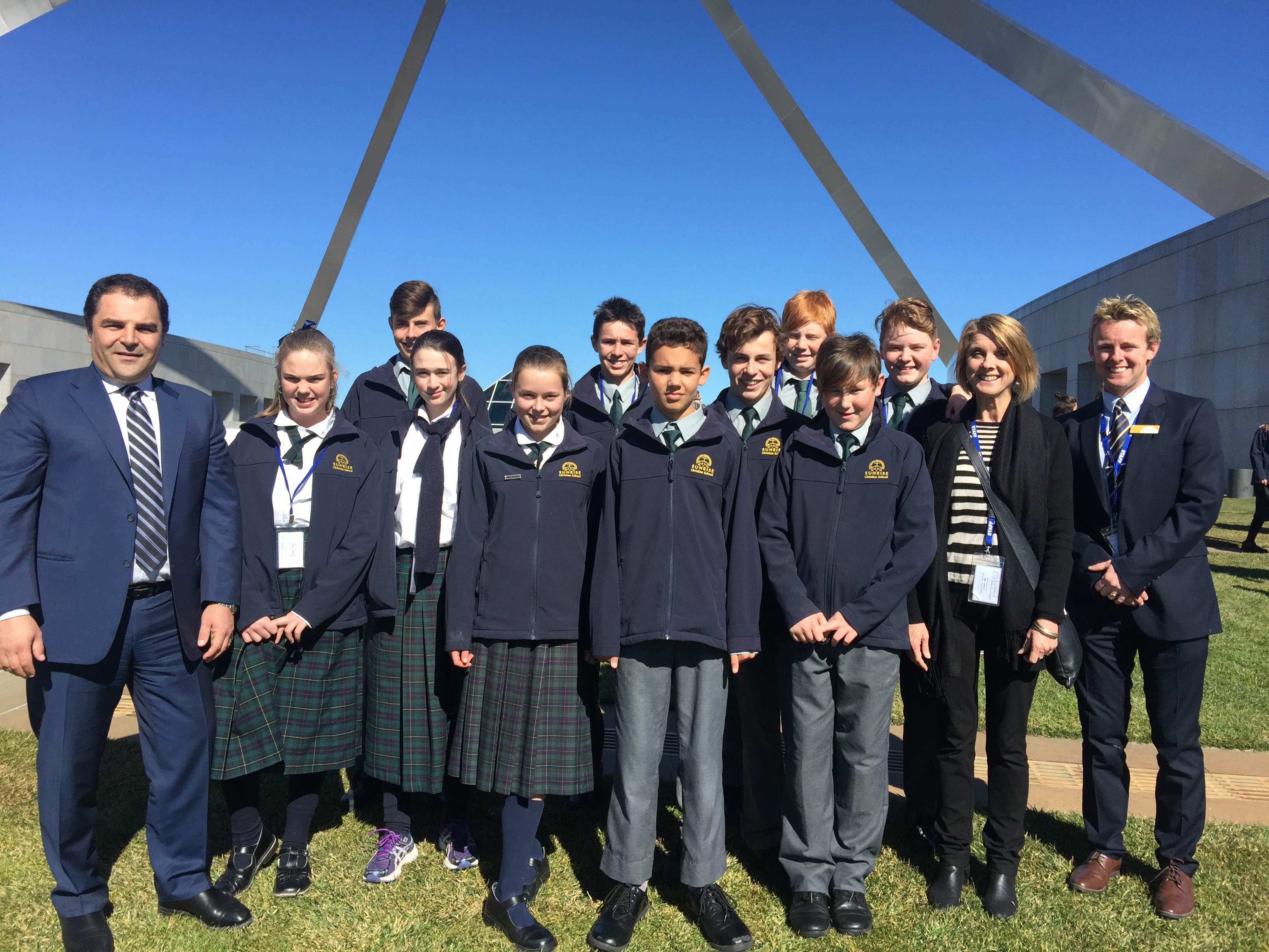 Pasin welcomes Sunrise Christian School to Canberra