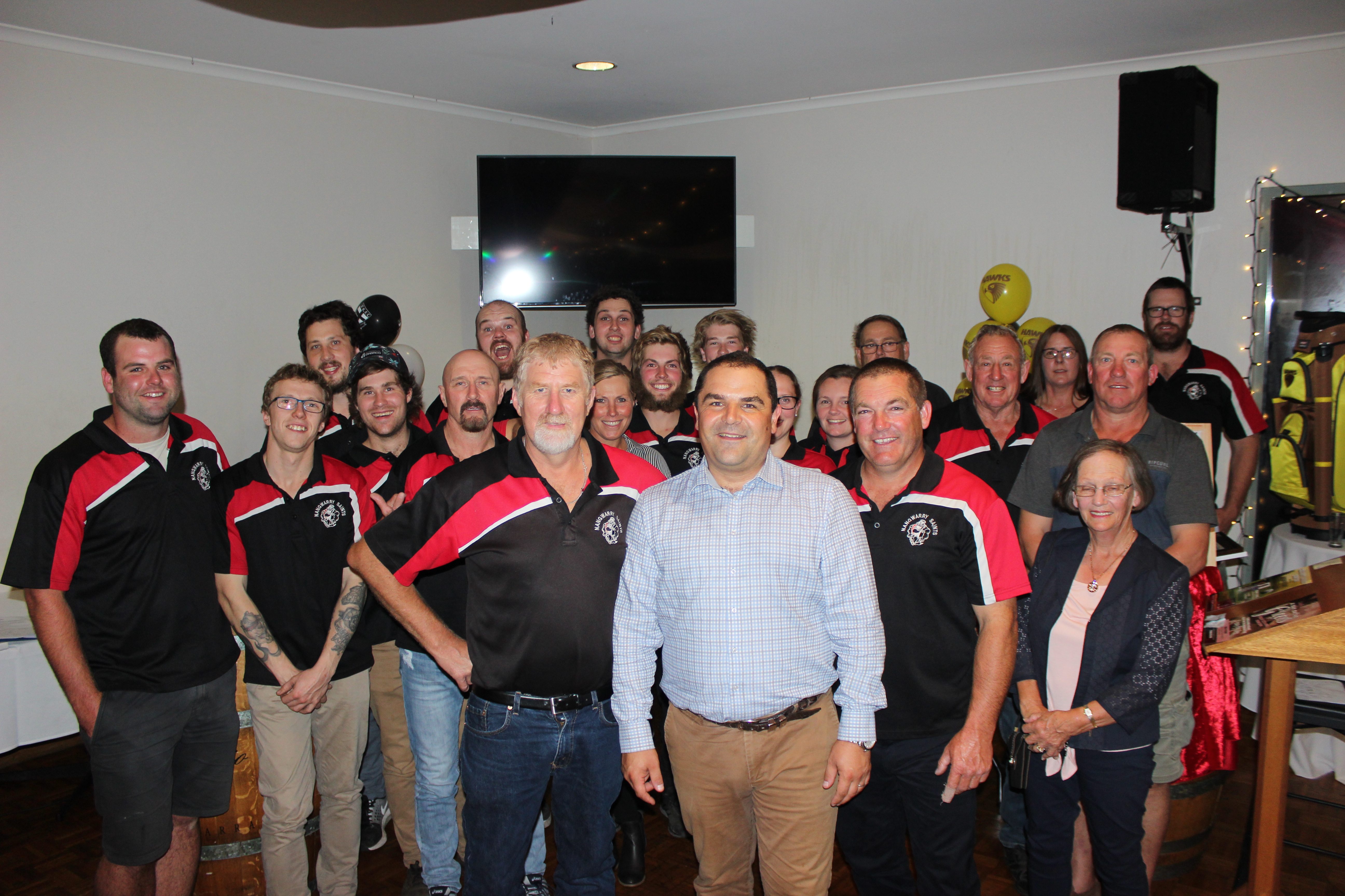 PASIN DELIVERS SUPPORT FOR NANGWARRY FOOTBALL CLUB
