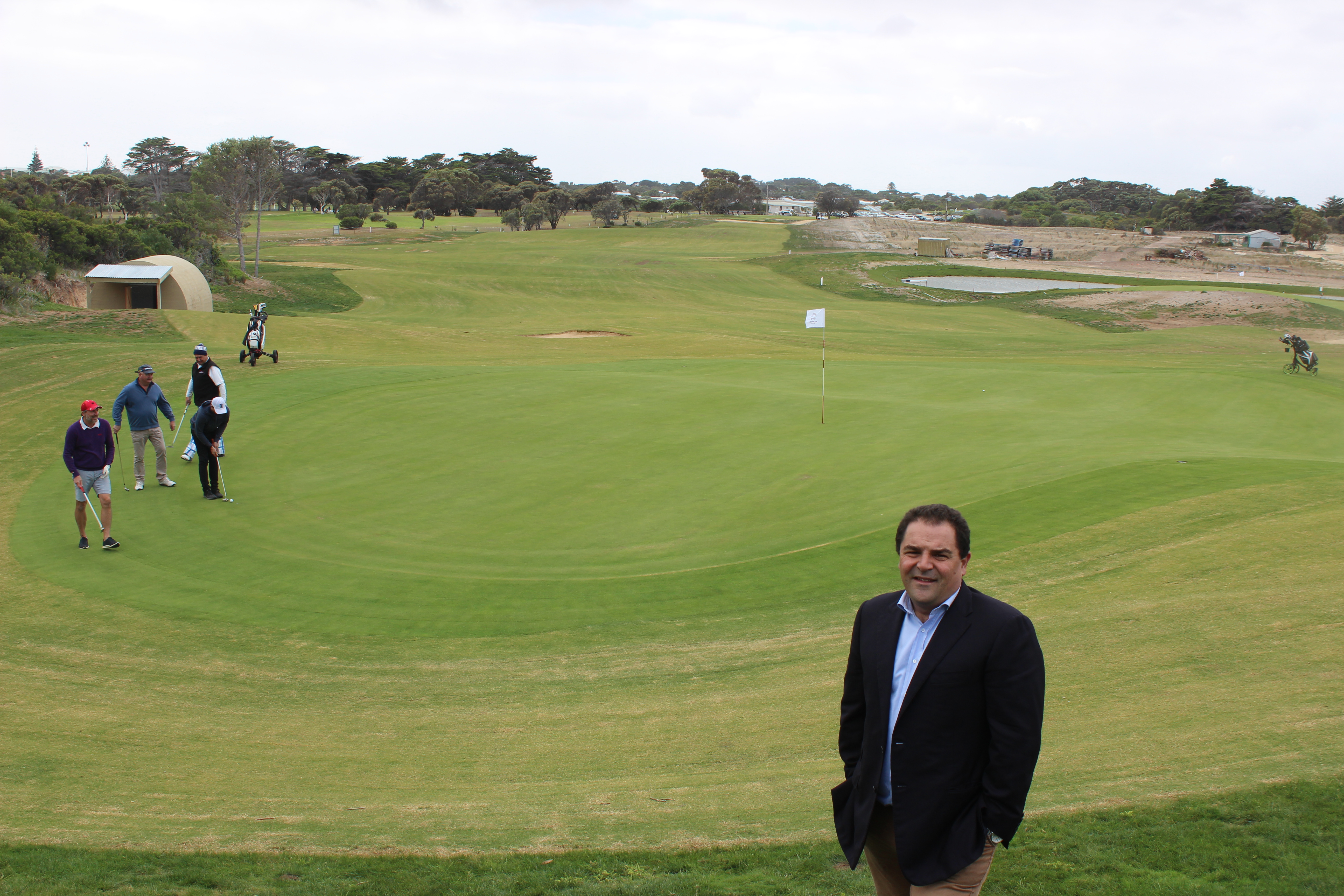 PASIN TEES OFF AT EXPANDED ROBE GOLF COURSE