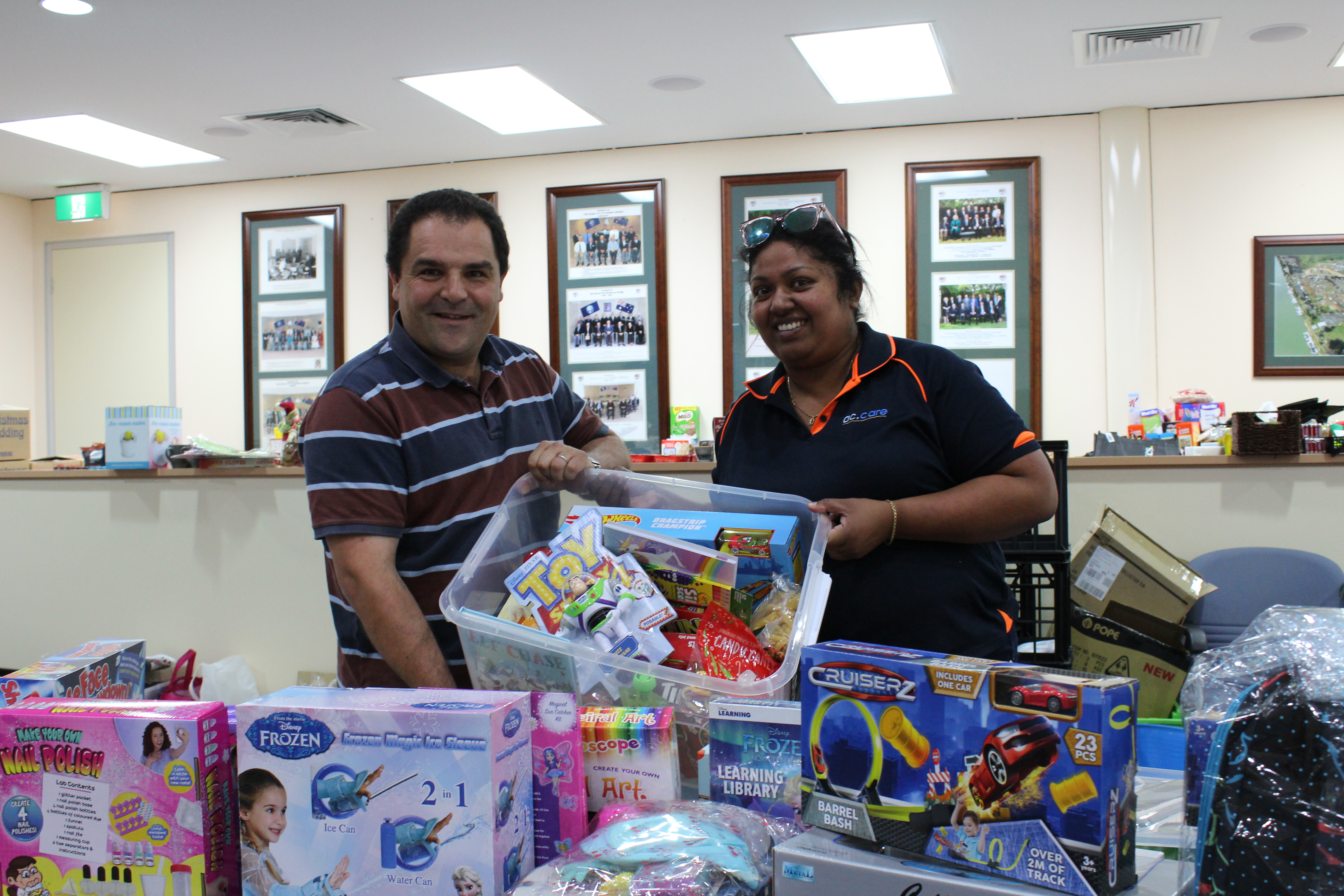 PASIN GIVES TO CHRISTMAS APPEAL