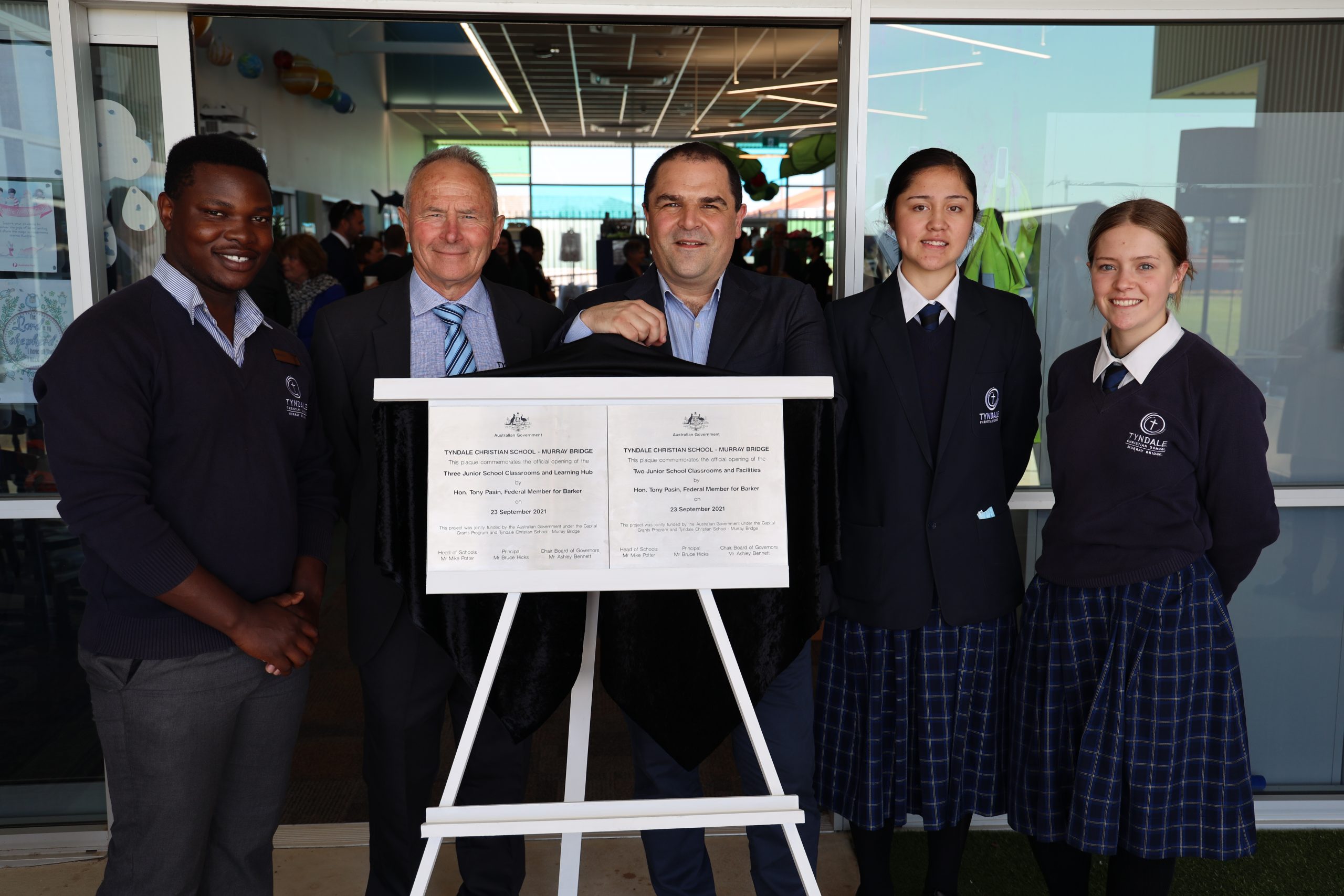 NEW FACILITIES FOR STUDENTS AT TYNDALE CHRISTIAN SCHOOL MURRAY BRIDGE